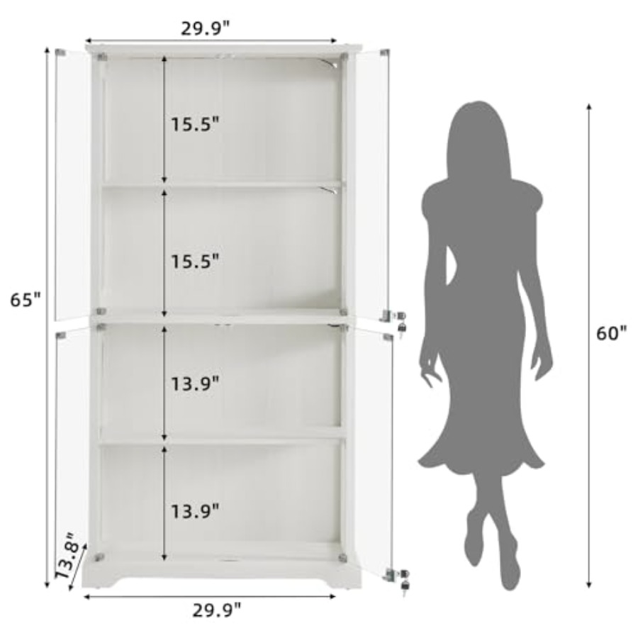 Farmhouse Glass Display Cabine - огляд і ціна Glass Cabinet Display