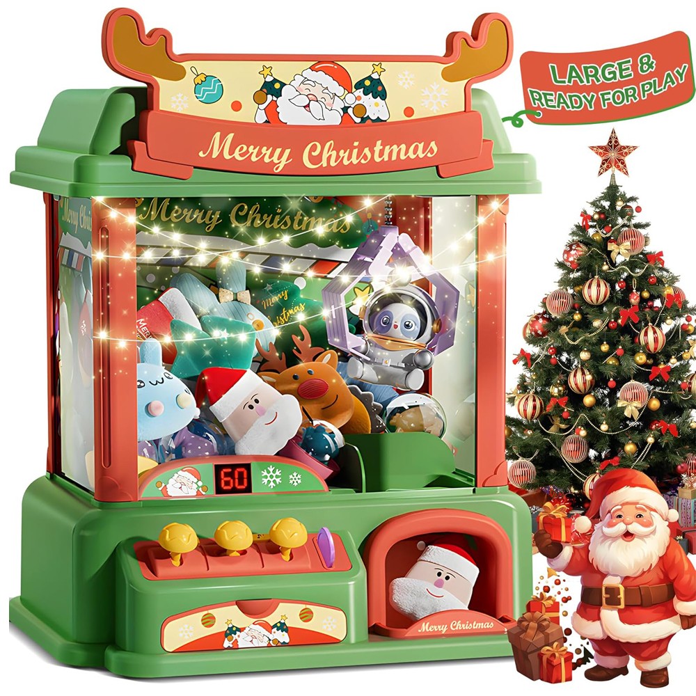 Christmas Claw Machine For Kid - огляд і ціна Arcade And Vending
