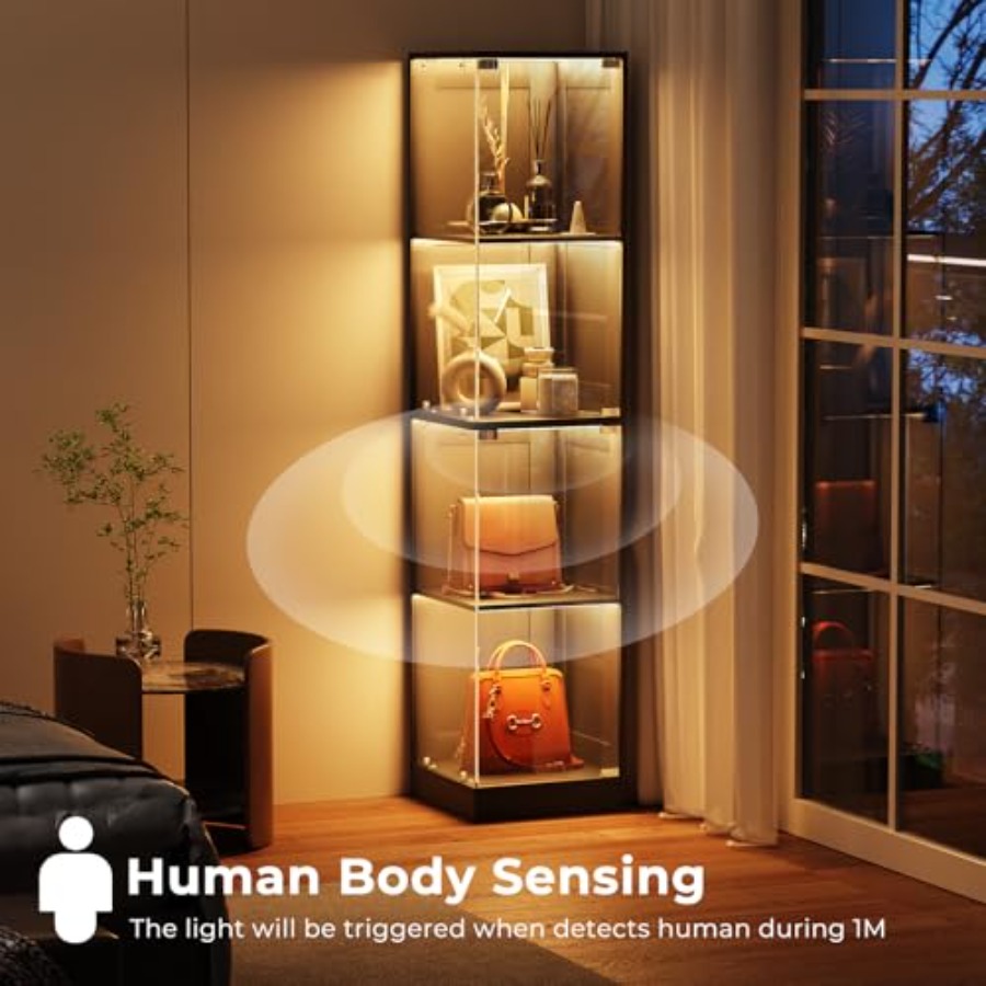 Corner display cabinet with gl - огляд і ціна Glass Cabinet Display
