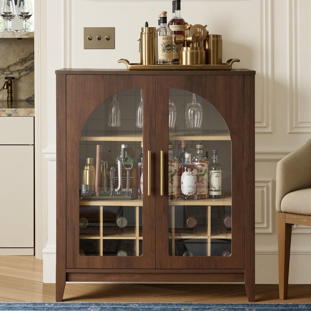 Tall Storage Cabinet Fluted Pa - огляд і ціна Glass Cabinet Display