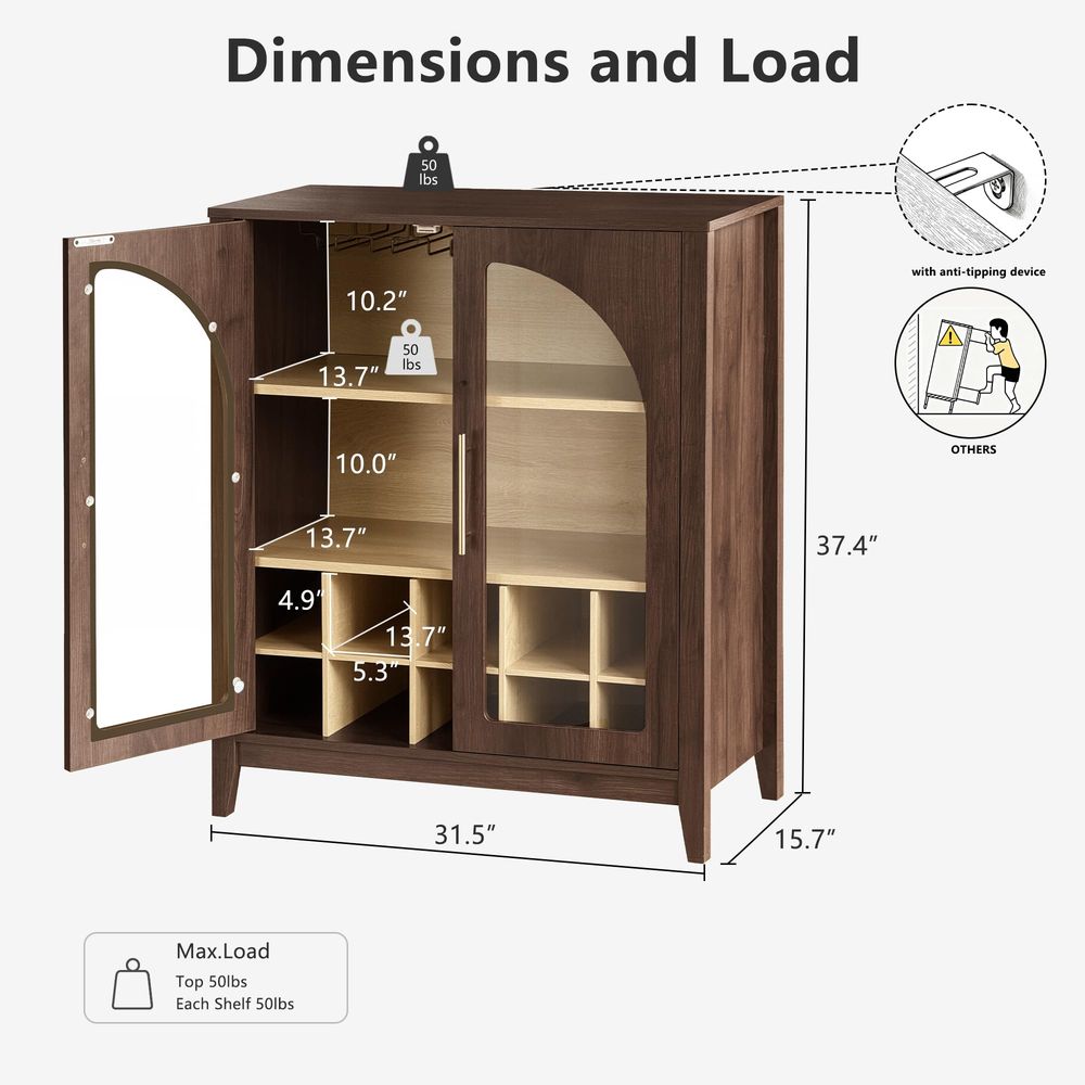 Tall Storage Cabinet Fluted Pa - огляд і ціна Glass Cabinet Display