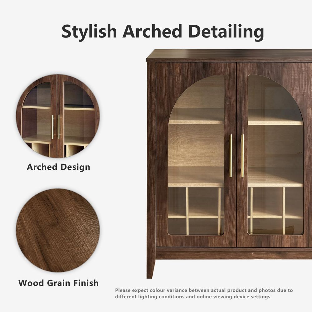 Tall Storage Cabinet Fluted Pa - огляд і ціна Glass Cabinet Display