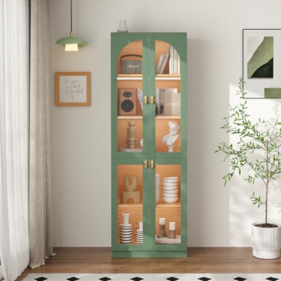 Living room office curio cabin - огляд і ціна Glass Cabinet Display