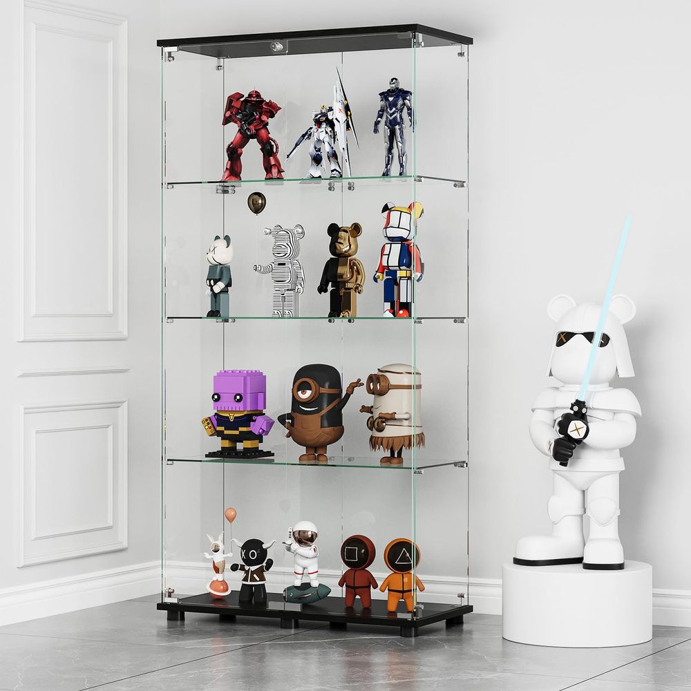 Display Cabinet with 4Shelf Do - огляд і ціна Glass Cabinet Display