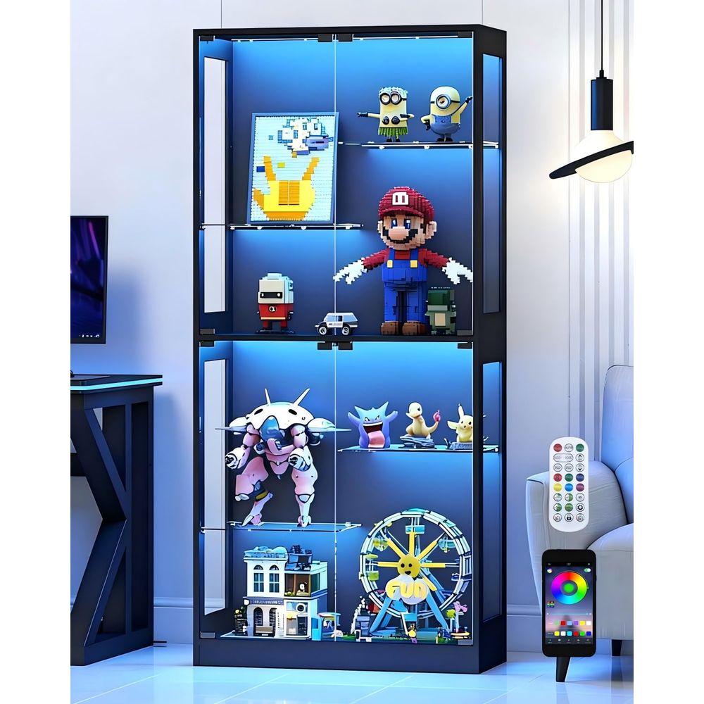 Display Cabinet with Glass Doo - огляд і ціна Glass Cabinet Display