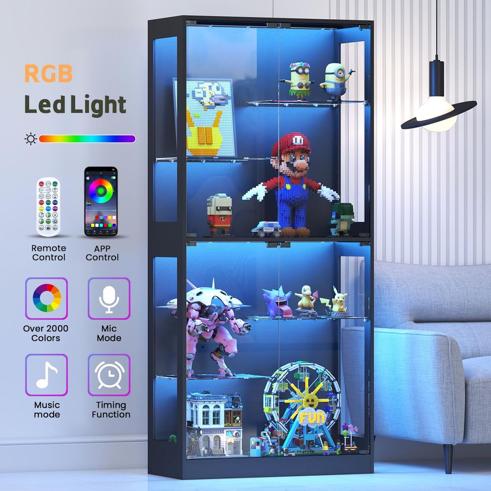 Display Cabinet with Glass Doo - огляд і ціна Glass Cabinet Display