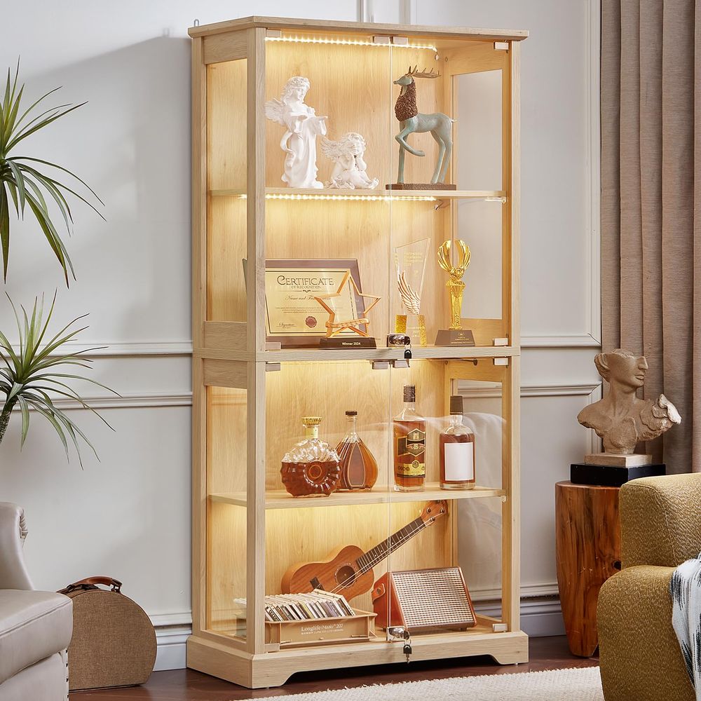 Farmhouse Glass Display Cabine - огляд і ціна Glass Cabinet Display
