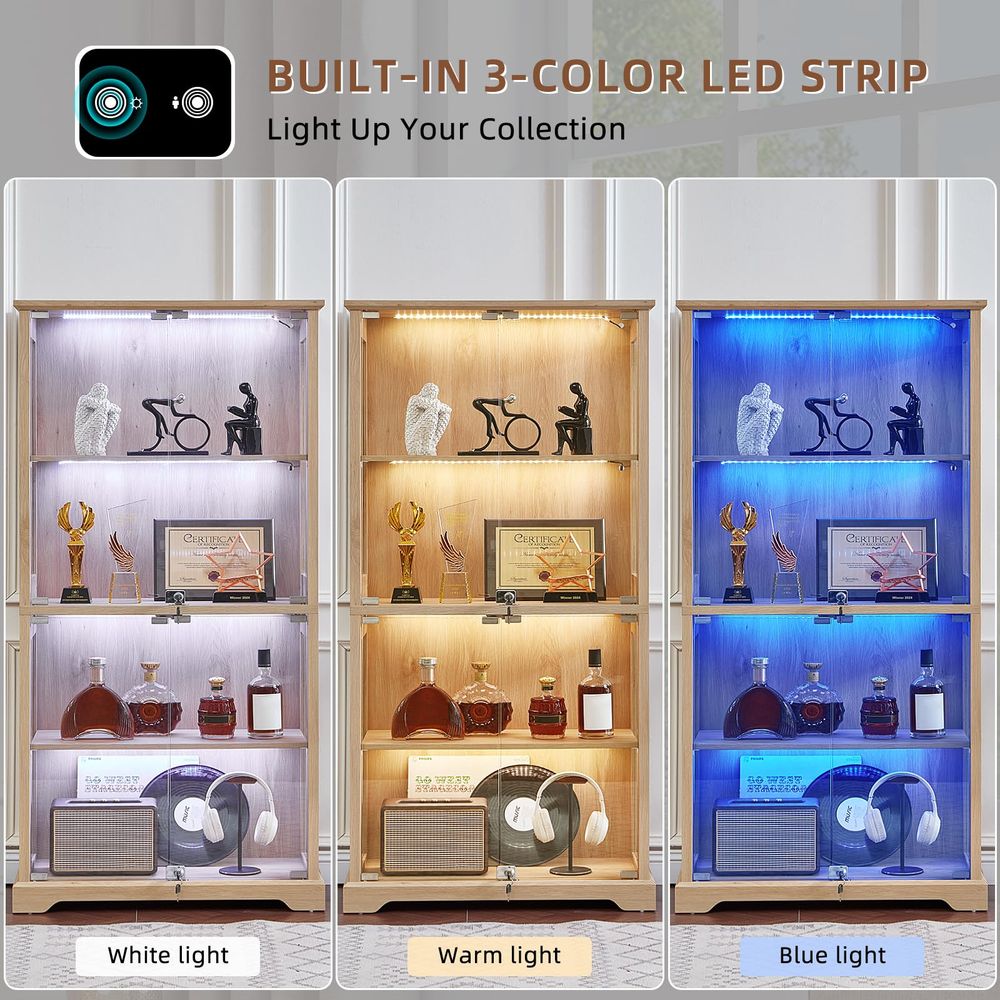 Farmhouse Glass Display Cabine - огляд і ціна Glass Cabinet Display
