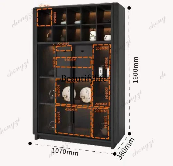 a55 Italian minimalist solid w - огляд і ціна Glass Cabinet Display